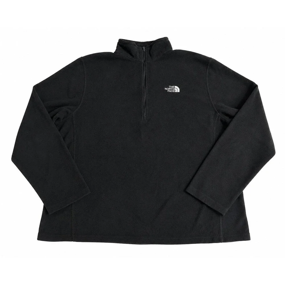 The North Face Black Fleece 1/4 Zip Pullover Jacket (XXL)